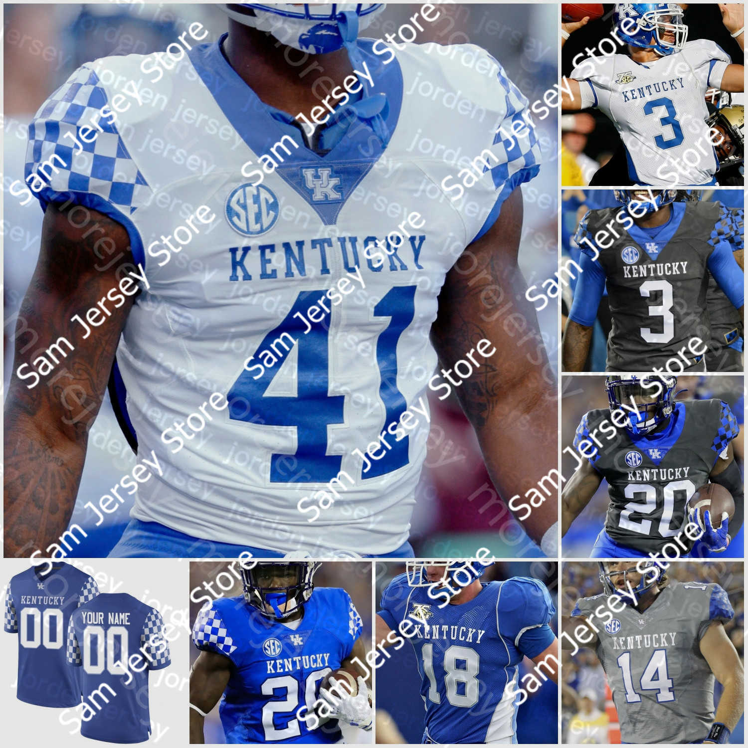 Football Jerseys Custom 2023 Kentucky Wildcats Football Jersey NCAA College Lynn Bowden Benjamin Snell Josh Allen Akeem Hayes Kavosiey Smoke Couch Cobb Rose, White i
Football Jerseys Custom 2023 Kentucky Wildcats Football Jersey NCAA College Lynn Bowden Benjamin Snell Josh Allen Akeem Hayes Kavosiey Smoke Couch Cobb Rose, White i