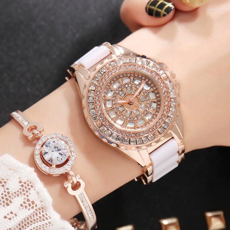 Wristwatches 2023 GEDI Fashion Ceramic Women Watches Top Ladies Quartz Watch 2 Pieces Relogio Feminino Hodinky, Rose gold
Wristwatches 2023 GEDI Fashion Ceramic Women Watches Top Ladies Quartz Watch 2 Pieces Relogio Feminino Hodinky, Rose gold