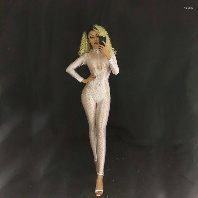 Stage Wear Women 3D Printing White Rhinestone Skinny Sexy Siamese Pants Nightclub Bar Dance Costume Party Celebration Birthday, Black
Stage Wear Women 3D Printing White Rhinestone Skinny Sexy Siamese Pants Nightclub Bar Dance Costume Party Celebration Birthday, Black
