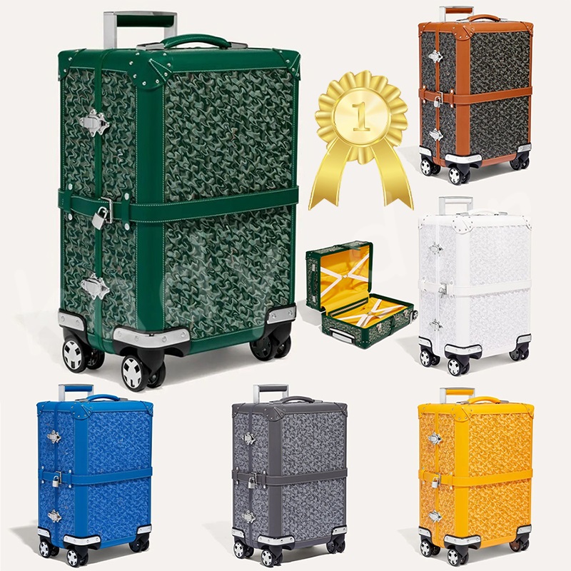 Bourget Pm Trolley Case Carry-On Rolling Suitcase Canvas Leather Telescopic Handle Stainless Steel Trunk 360 Degree Wheels 20 Inches Women Men Duffel Bag
Bourget Pm Trolley Case Carry-On Rolling Suitcase Canvas Leather Telescopic Handle Stainless Steel Trunk 360 Degree Wheels 20 Inches Women Men Duffel Bag