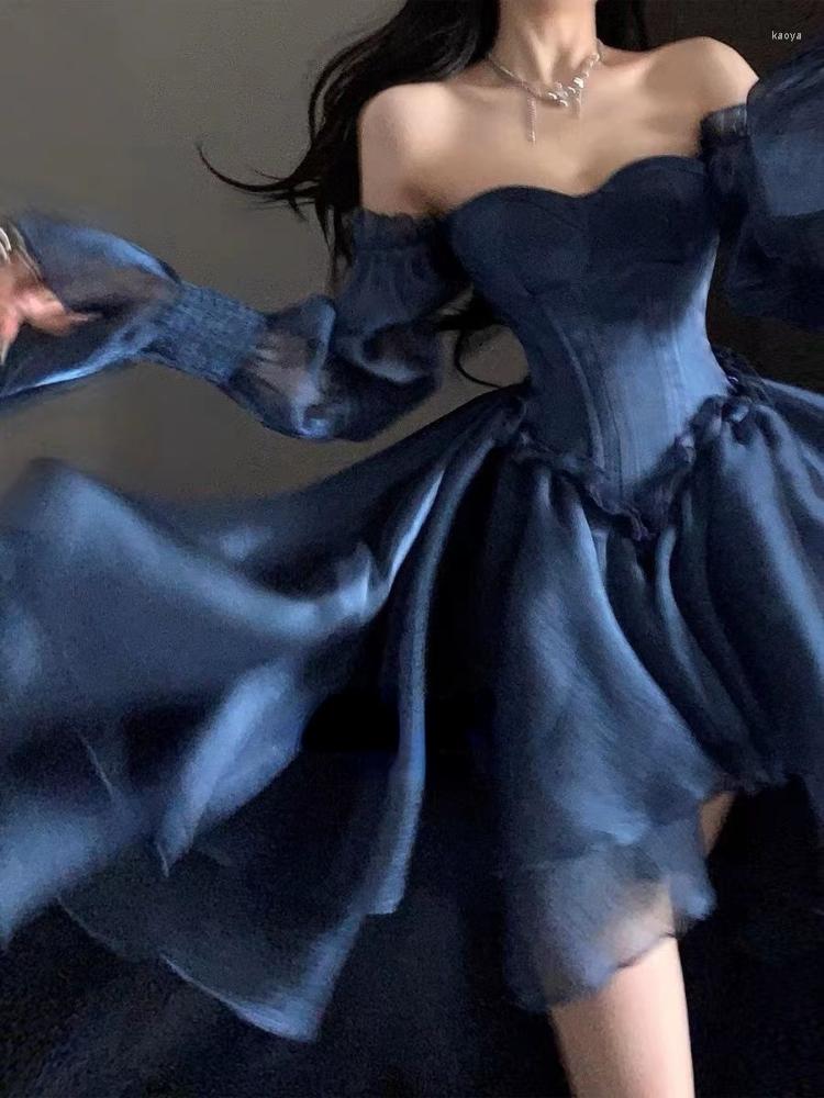 Casual Dresses 2023 Summer Elegant Fairy Dress Women Solid Irregular Ruffles Princess Female Party One Piece Evening Causal Clothes
Casual Dresses 2023 Summer Elegant Fairy Dress Women Solid Irregular Ruffles Princess Female Party One Piece Evening Causal Clothes