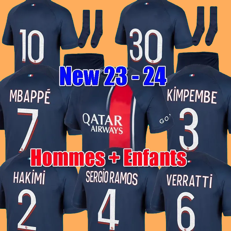 23 24 Fans Player version MBAPPE Soccer Jersey 2023 PSGs SERGIO RAMOS shirt VERRATTI ICARDI DI MARIA WIJNALDUM MARQUINHOS GANA FLORENZI Football uniforms, 23 24 home adult + patch
23 24 Fans Player version MBAPPE Soccer Jersey 2023 PSGs SERGIO RAMOS shirt VERRATTI ICARDI DI MARIA WIJNALDUM MARQUINHOS GANA FLORENZI Football uniforms, 23 24 home adult + patch