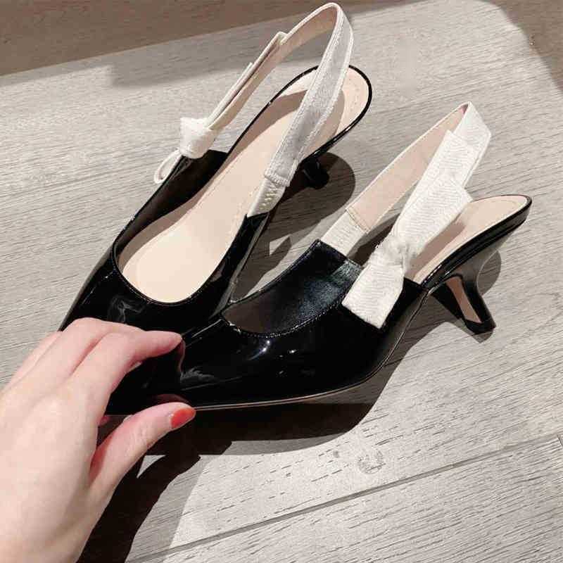 Sandals High Heels Designer Fashion Letter Print Pointed Stiletto Pumps One-line Belt Thin Heeled Summer Sandal Women Flat Shoes 220407, Stripe - 9.5cm
Sandals High Heels Designer Fashion Letter Print Pointed Stiletto Pumps One-line Belt Thin Heeled Summer Sandal Women Flat Shoes 220407, Stripe - 9.5cm