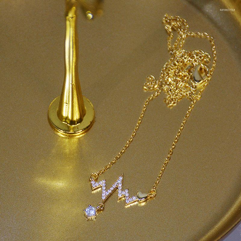 Pendant Necklaces CAOSHI Gorgeous Heartbeat Necklace With Dazzling Cubic Zirconia Jewelry For Women Stylish Evening Party Accessories
Pendant Necklaces CAOSHI Gorgeous Heartbeat Necklace With Dazzling Cubic Zirconia Jewelry For Women Stylish Evening Party Accessories