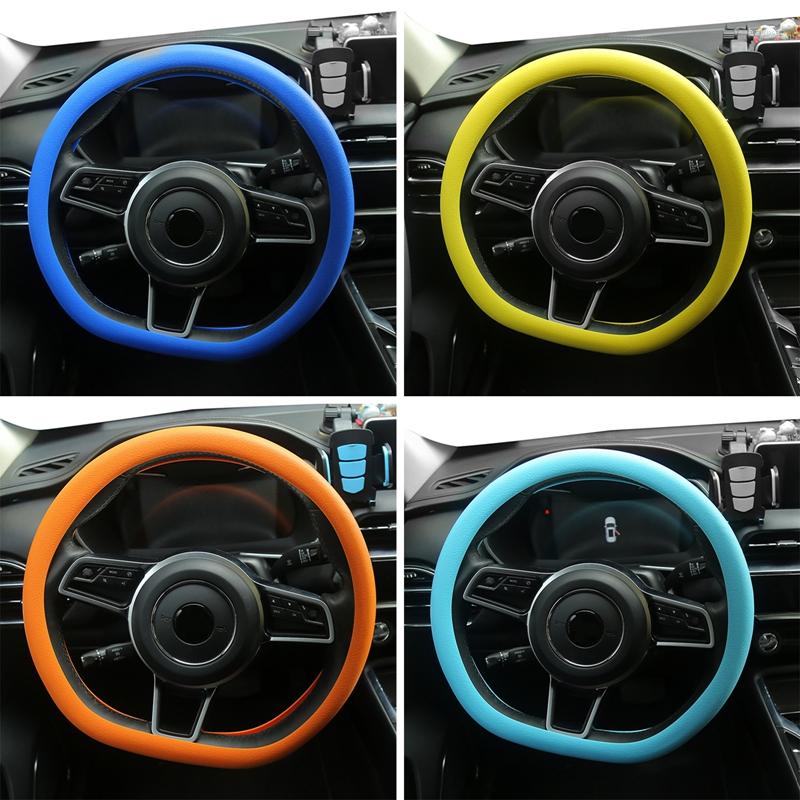 Steering Wheel Covers Universal Solid Color Anti-slip Silicone Car Protective Cover Practical Non-slip Silicon
Steering Wheel Covers Universal Solid Color Anti-slip Silicone Car Protective Cover Practical Non-slip Silicon