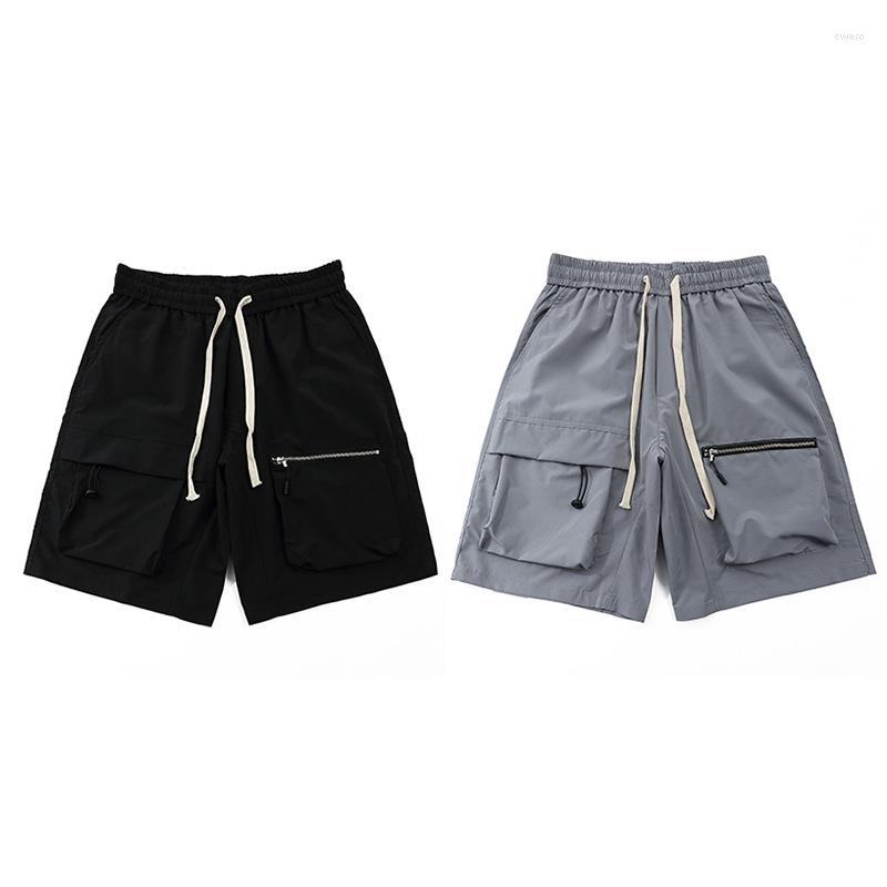 Men' Shorts 2023Solid Color Pockets Men Cargo Summer Lace-Up Knee Length Pants All Match Drawstring Jogger Short For Daily Wear, Gray
Men' Shorts 2023Solid Color Pockets Men Cargo Summer Lace-Up Knee Length Pants All Match Drawstring Jogger Short For Daily Wear, Gray