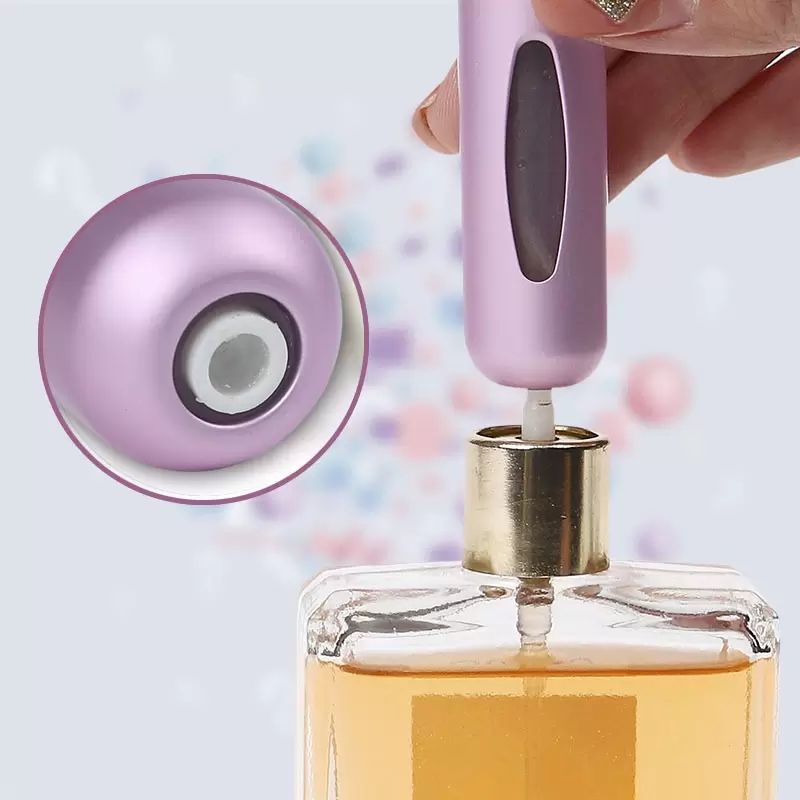 5ml Portable Mini Refillable Perfume Bottle With Spray Scent Pump Empty Cosmetic Containers Atomizer Bottle For Travel Tools