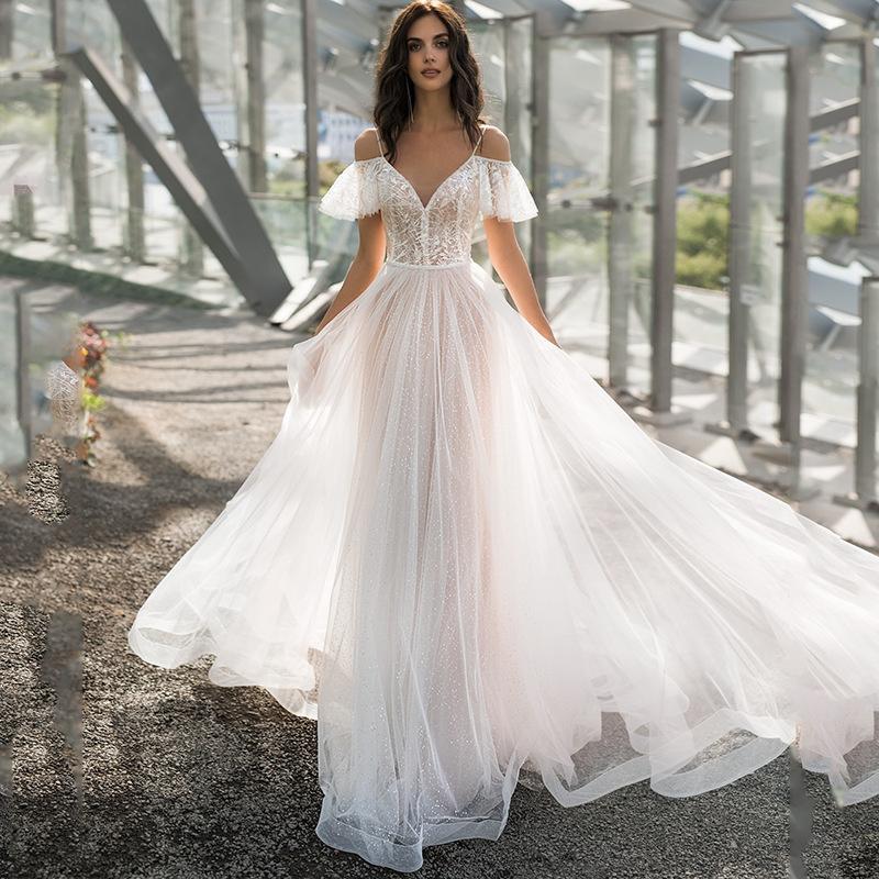 Dresses Spring Summer Women's Slim Shoulder Lace Flower Wedding Dress White Elegant Evening Party Dresses for Women
Dresses Spring Summer Women's Slim Shoulder Lace Flower Wedding Dress White Elegant Evening Party Dresses for Women