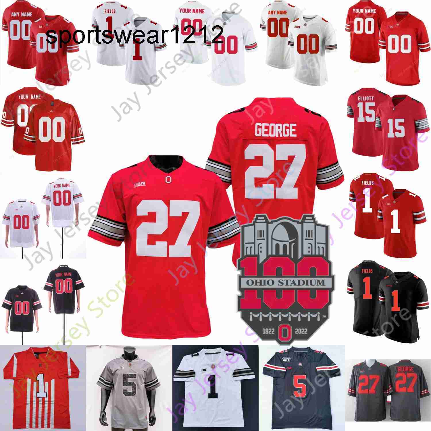 Ohio State Buckeyes Football Jersey NCAA College Bosa Elliott Johnson Chambers Wilson Fields Young George Ransom Olave Fleming Kittle Dobbins Griffin Haskins Jr., White i
Ohio State Buckeyes Football Jersey NCAA College Bosa Elliott Johnson Chambers Wilson Fields Young George Ransom Olave Fleming Kittle Dobbins Griffin Haskins Jr., White i
