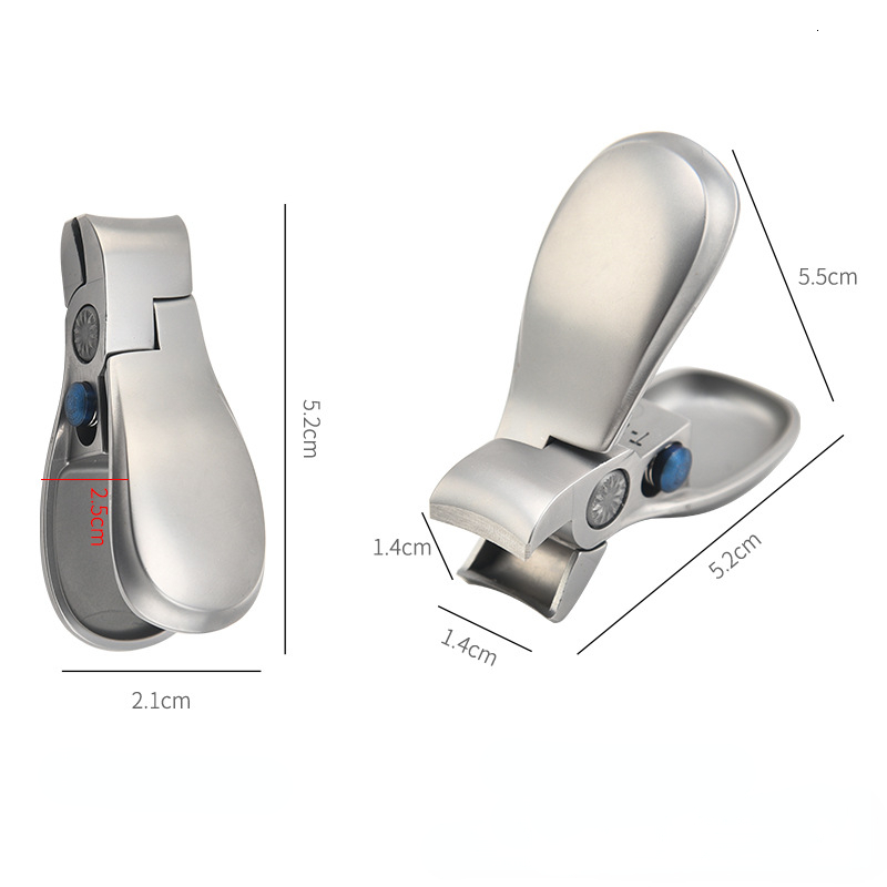 Nail Clippers Mini Large Opening Sharp Stainless Steel Anti Splash Powder Die Cast Small 230619