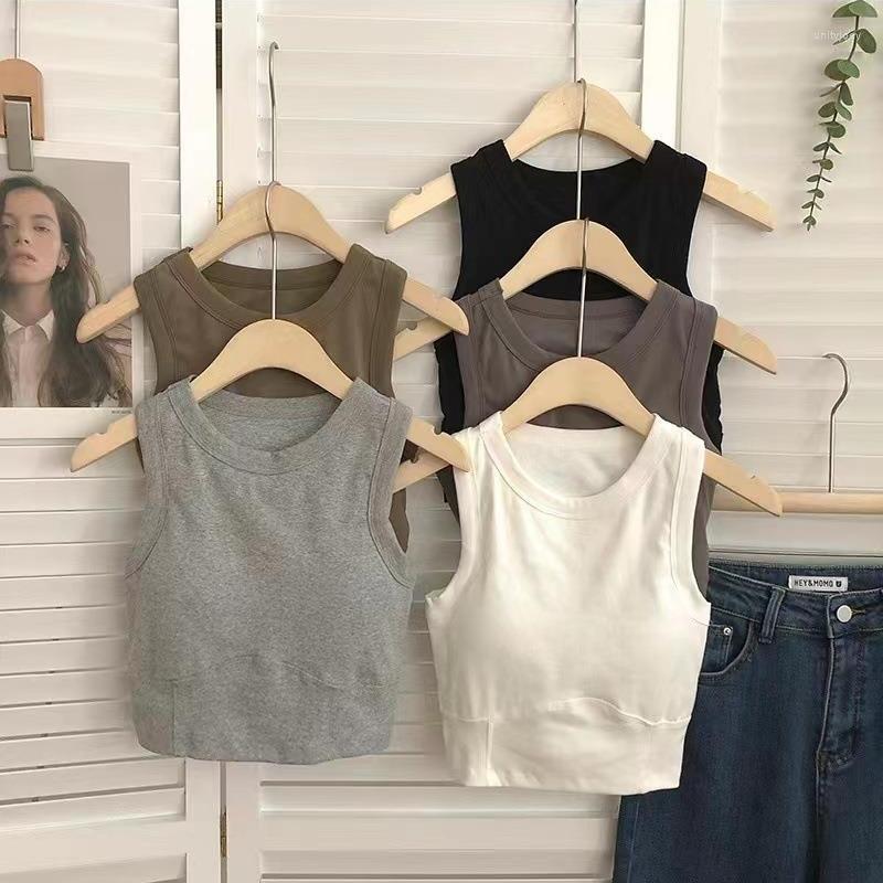 Camisoles & Tanks Women Camisole With Chest Pads Cropped Top Vest Tops Sport Bra Seamless Underwear Sexy Push Up Female Brassiere Lingerie, Black
Camisoles & Tanks Women Camisole With Chest Pads Cropped Top Vest Tops Sport Bra Seamless Underwear Sexy Push Up Female Brassiere Lingerie, Black