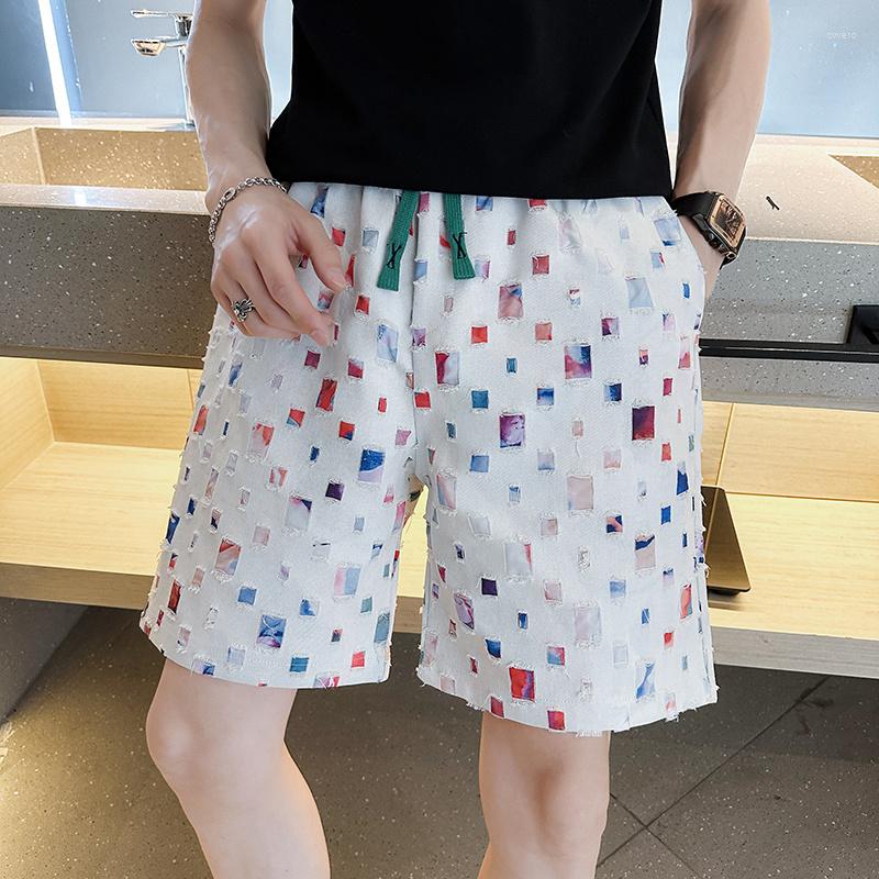 Men's Shorts Summer Hollow Out Short Men Fashion Colorful Plaid Streetwear Korean Loose Straight Knee Length Pants -3XL, Black
Men's Shorts Summer Hollow Out Short Men Fashion Colorful Plaid Streetwear Korean Loose Straight Knee Length Pants -3XL, Black