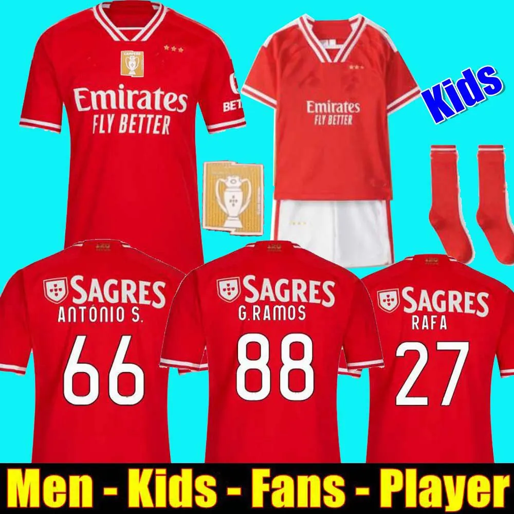 23 24 Fans Player version Benfica soccer jerseys SEFEROVIC WALDSCHMIDT EVERTON PIZZI RAFA DARWIN G.RAMOS 2023 2024 Home Away Men kids kit Football shirts OTAMENDI, 23/24 adult home patch
23 24 Fans Player version Benfica soccer jerseys SEFEROVIC WALDSCHMIDT EVERTON PIZZI RAFA DARWIN G.RAMOS 2023 2024 Home Away Men kids kit Football shirts OTAMENDI, 23/24 adult home patch