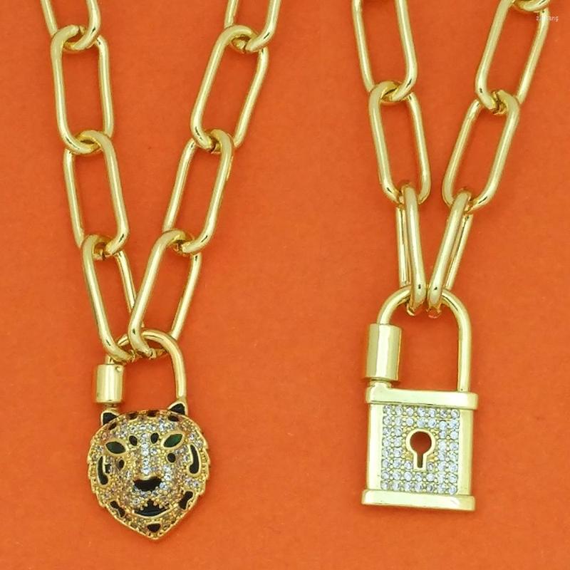 Pendant Necklaces Vintage CZ Crystal Padlock Necklace For Women Choker Jewelry Cool Animal Leopard Head Lady Gifts
Pendant Necklaces Vintage CZ Crystal Padlock Necklace For Women Choker Jewelry Cool Animal Leopard Head Lady Gifts