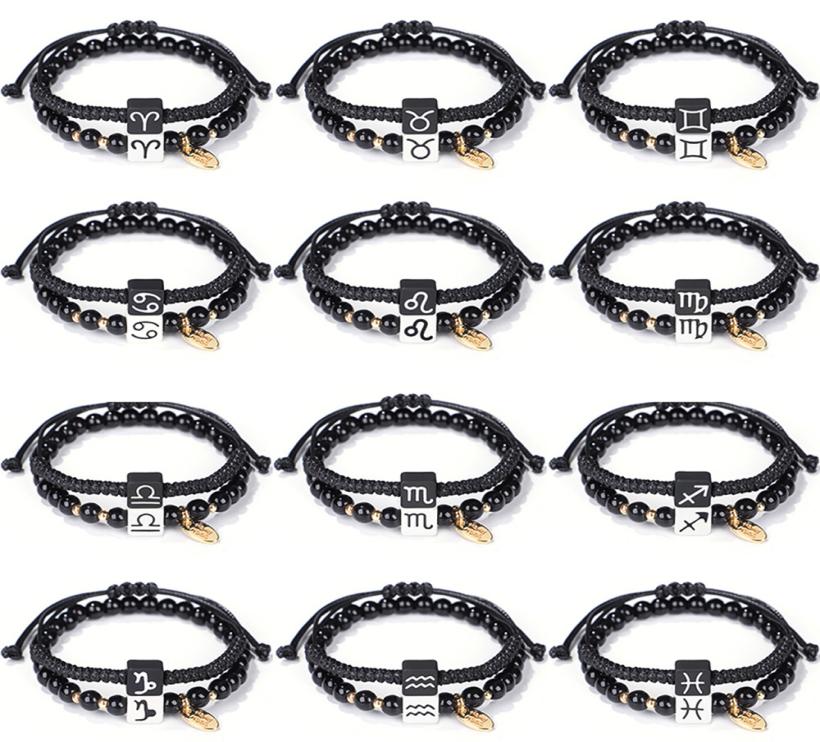 2pcsSet 12 Zodiac Bracelet Beaded Strands Handmade Rope Braided Couple Bracelets Friendship Jewelry3390097
2pcsSet 12 Zodiac Bracelet Beaded Strands Handmade Rope Braided Couple Bracelets Friendship Jewelry3390097