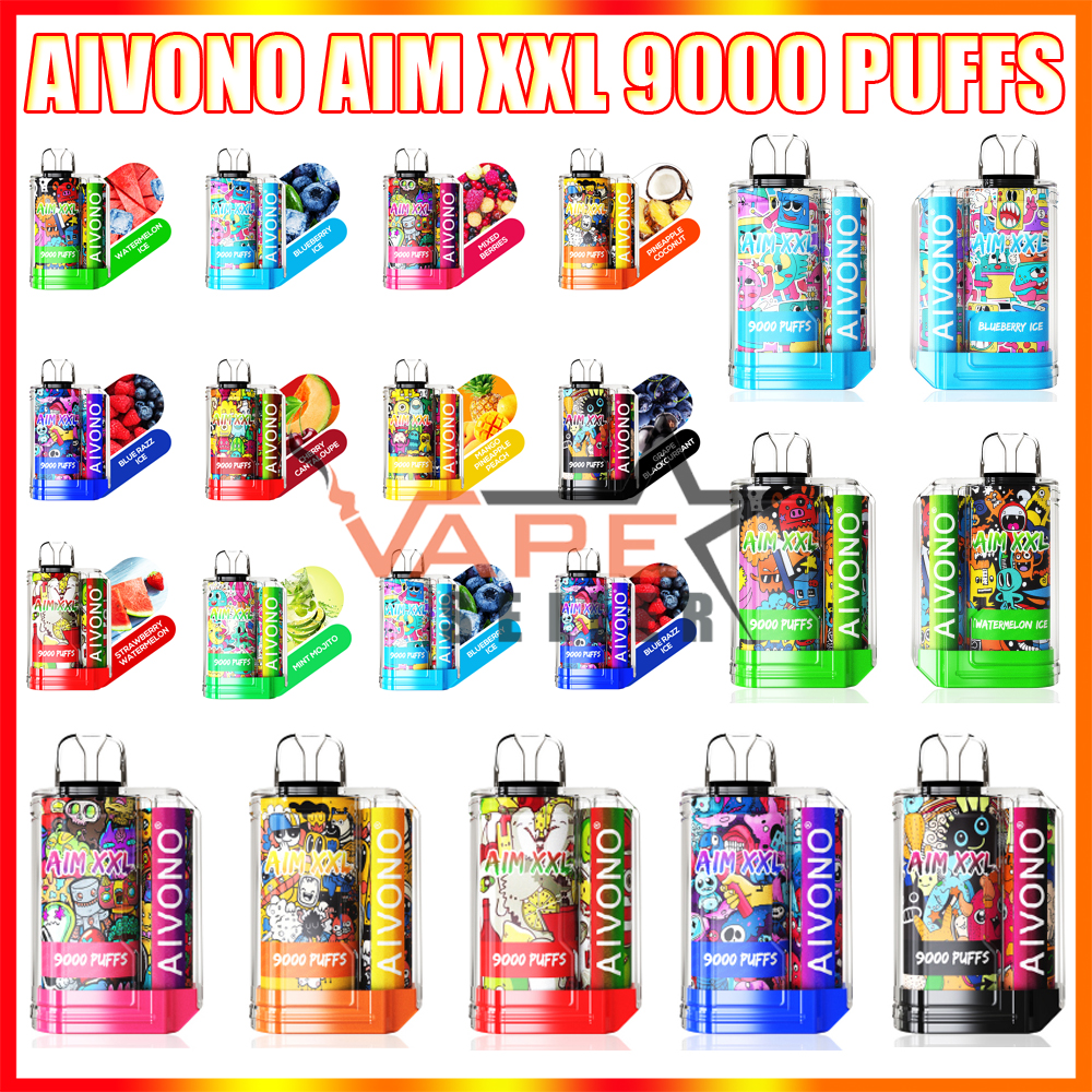 Authentic AIVONO AIM XXL 9000 Puffs Disposable Vape E Cigarette Device With 19ml E Liquid 650mAh Rechargeable Battery Crystal Bar Pen VS Orion Bars BOU Tyson Prime
Authentic AIVONO AIM XXL 9000 Puffs Disposable Vape E Cigarette Device With 19ml E Liquid 650mAh Rechargeable Battery Crystal Bar Pen VS Orion Bars BOU Tyson Prime
