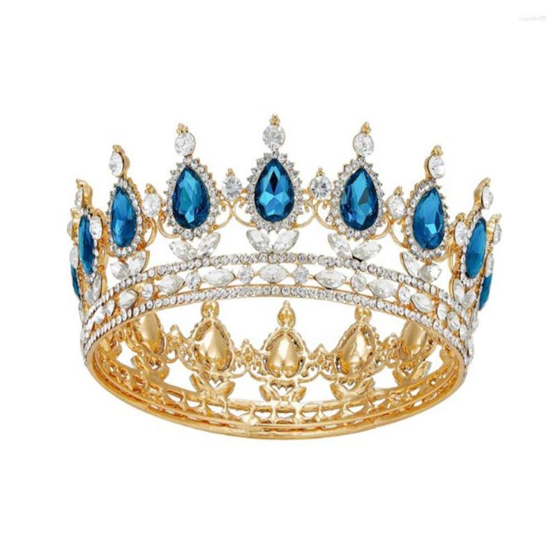 Headpieces Round Bridal Crown Baroque Water Drop Rhinestone Wedding Headdress Accessories Coronas Y Tiaras
Headpieces Round Bridal Crown Baroque Water Drop Rhinestone Wedding Headdress Accessories Coronas Y Tiaras