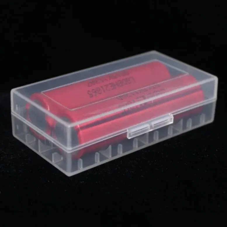 Portable Plastic Battery Case Box Safety Holder Storage Container Fit 2*18650 or 4*18350