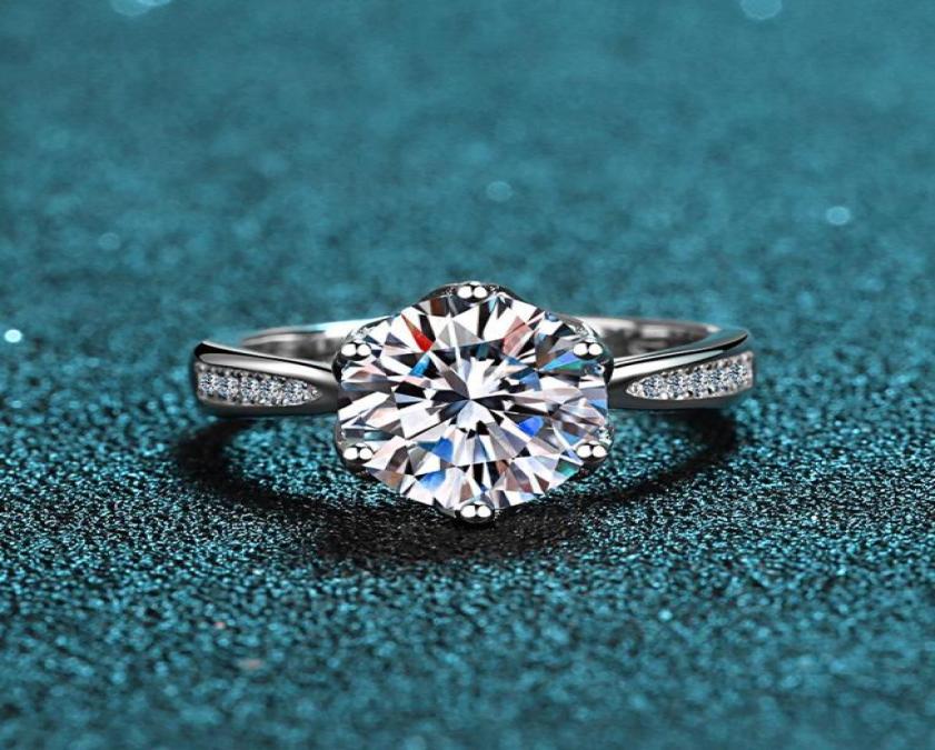 Cluster Rings Inbeaut Quality 925 Silver Excellent Cut 3 Ct Round Pass Diamond Test D Color Moissanite Ring For Women Engagement J2166597
Cluster Rings Inbeaut Quality 925 Silver Excellent Cut 3 Ct Round Pass Diamond Test D Color Moissanite Ring For Women Engagement J2166597