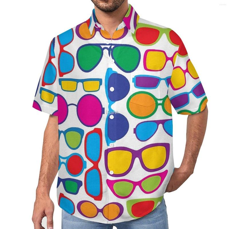 Men's Casual Shirts Colorful Glasses Shirt Funny Eyeglasses Vacation Loose Hawaiian Harajuku Blouses Short Sleeve Graphic Oversize Top, Style-8
Men's Casual Shirts Colorful Glasses Shirt Funny Eyeglasses Vacation Loose Hawaiian Harajuku Blouses Short Sleeve Graphic Oversize Top, Style-8