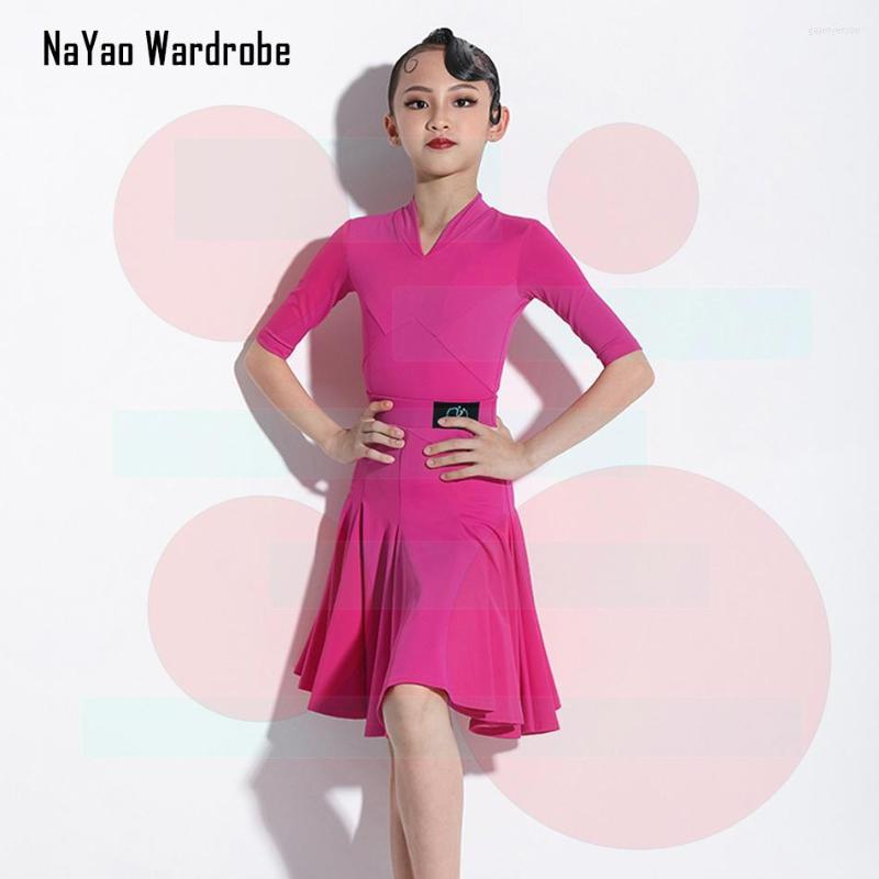 Stage Wear Half Sleeves Kids Latin Dance Dress Children Girls Dancing Clothes Salsa Costume Ballroom Tango Dresses G3507, 003
Stage Wear Half Sleeves Kids Latin Dance Dress Children Girls Dancing Clothes Salsa Costume Ballroom Tango Dresses G3507, 003