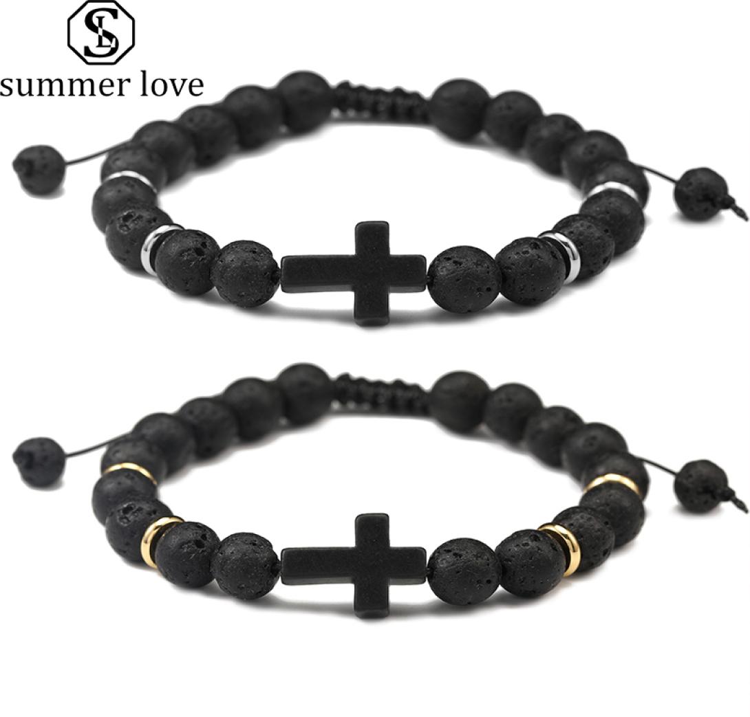 High Quality Natural Stone Agate Beads Bracelet for Men Handmade Adjustable Braided Lava Stone Cross Charm Bracelet Fashion Jewelr2442991
High Quality Natural Stone Agate Beads Bracelet for Men Handmade Adjustable Braided Lava Stone Cross Charm Bracelet Fashion Jewelr2442991
