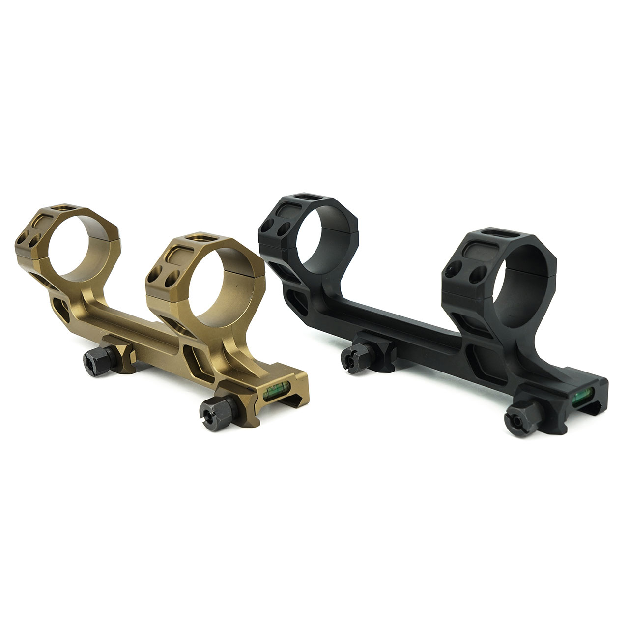 30MM Tube 1.54Inch Height 0MOA GE Scope AR-15/M4 Picatinny Mount Adapter Double Rings Bubble Level With Original Mark On Sale