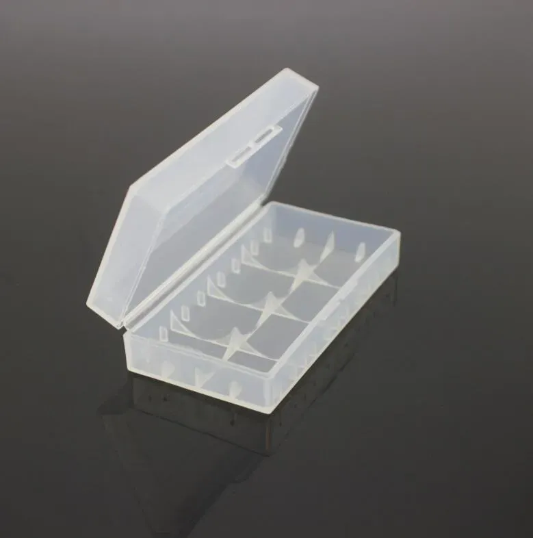 Portable Plastic Battery Case Box Safety Holder Storage Container Fit 2*18650 or 4*18350