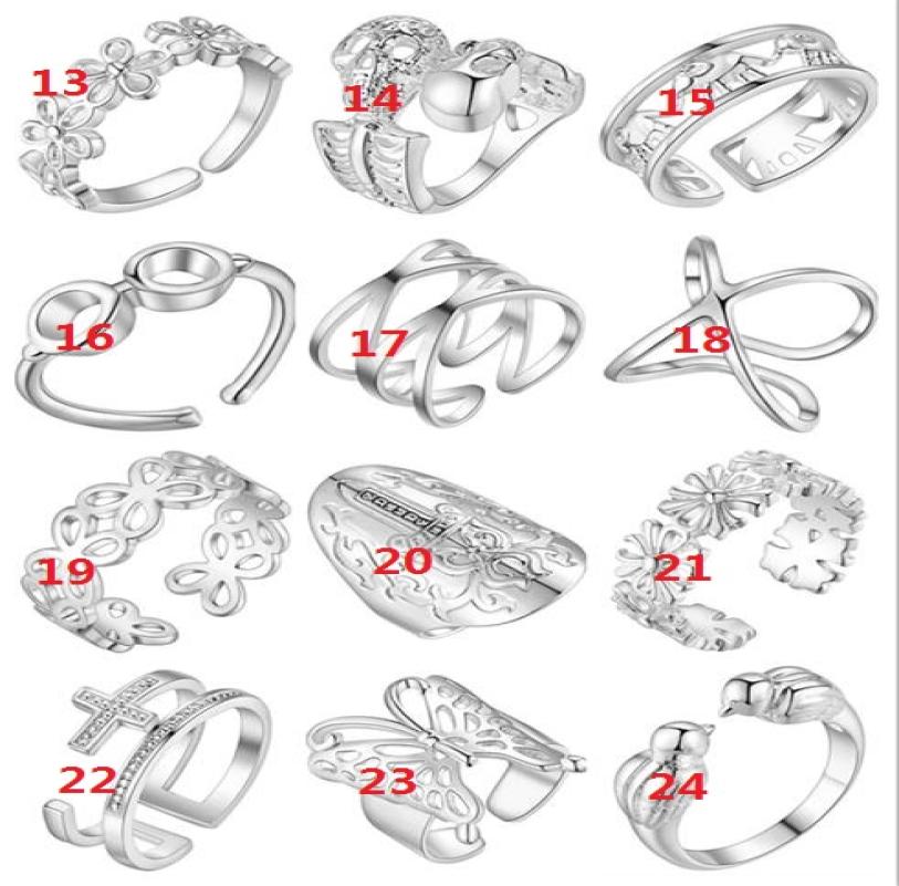 Plated 925 Sterling Silver Ring Can be adjusted Opening Ring Cross glasses Human skeleton FLOWER Butterfly Rings mix 12 style 12pc3516897
Plated 925 Sterling Silver Ring Can be adjusted Opening Ring Cross glasses Human skeleton FLOWER Butterfly Rings mix 12 style 12pc3516897