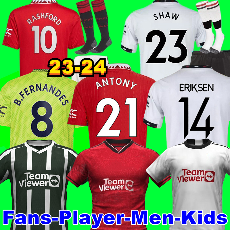 SANCHO 23 24 soccer jerseys Antony Martinez RASHFORD Casemiro Eriksen 2023 2024 football shirt fans player MANS UTDs MARTIAL B. FERNANDES MANCHESTERS men kids kit, 22/23 away+epl
SANCHO 23 24 soccer jerseys Antony Martinez RASHFORD Casemiro Eriksen 2023 2024 football shirt fans player MANS UTDs MARTIAL B. FERNANDES MANCHESTERS men kids kit, 22/23 away+epl