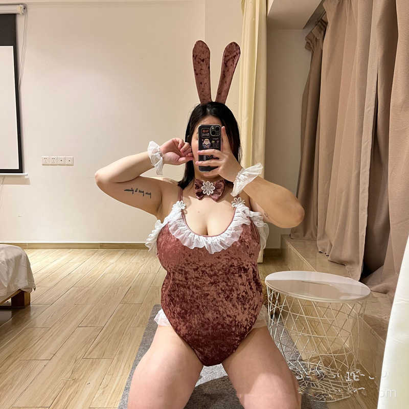 NXY Sexy Set Plus Size Cosplay Bunny Girl Costume Maid Outfit Anime Lingerie Budysuit Costumes Role Play Suit Kawaii