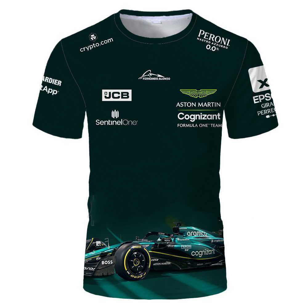 2023 Summer Men's Short Sleeve t Shirt T-shirts F1 Racing Team Aston Martin 3d Printed Sports Top Loose Fitting Clothing Breathable Clothing Wiaj
2023 Summer Men's Short Sleeve t Shirt T-shirts F1 Racing Team Aston Martin 3d Printed Sports Top Loose Fitting Clothing Breathable Clothing Wiaj