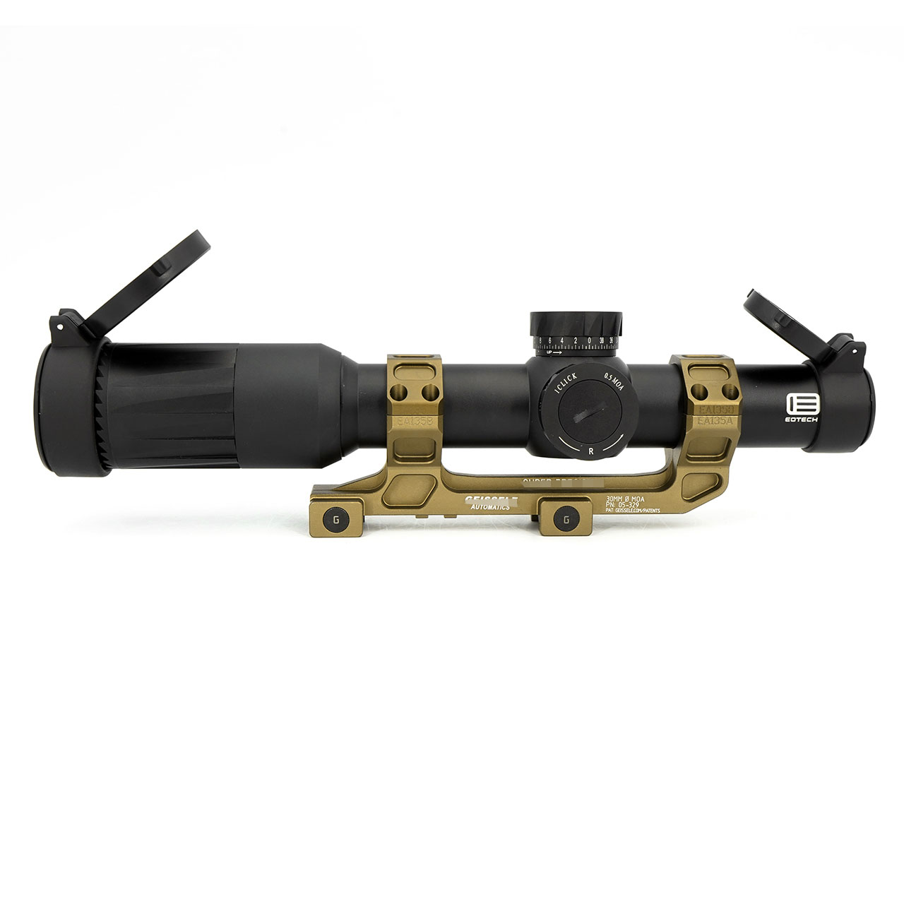 30MM Tube 1.54Inch Height 0MOA GE Scope AR-15/M4 Picatinny Mount Adapter Double Rings Bubble Level With Original Mark On Sale