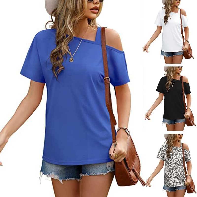Women Irregular Off Shoulder T-Shirt Basic Blouses Tunic Top Slim-Fit Casual T-Shirt Short Sleeve T-Shirt Tops, Blue
Women Irregular Off Shoulder T-Shirt Basic Blouses Tunic Top Slim-Fit Casual T-Shirt Short Sleeve T-Shirt Tops, Blue