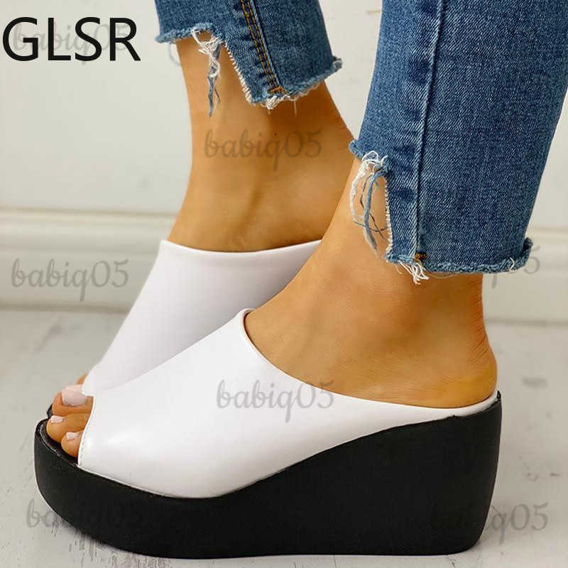 Slippers Summer Women Slipper Wedges Leather Slip on Casual Beach Slides Platform Ladies Shoes Height Increasing Chunky Zapatos De Mujer T230602, Black
Slippers Summer Women Slipper Wedges Leather Slip on Casual Beach Slides Platform Ladies Shoes Height Increasing Chunky Zapatos De Mujer T230602, Black