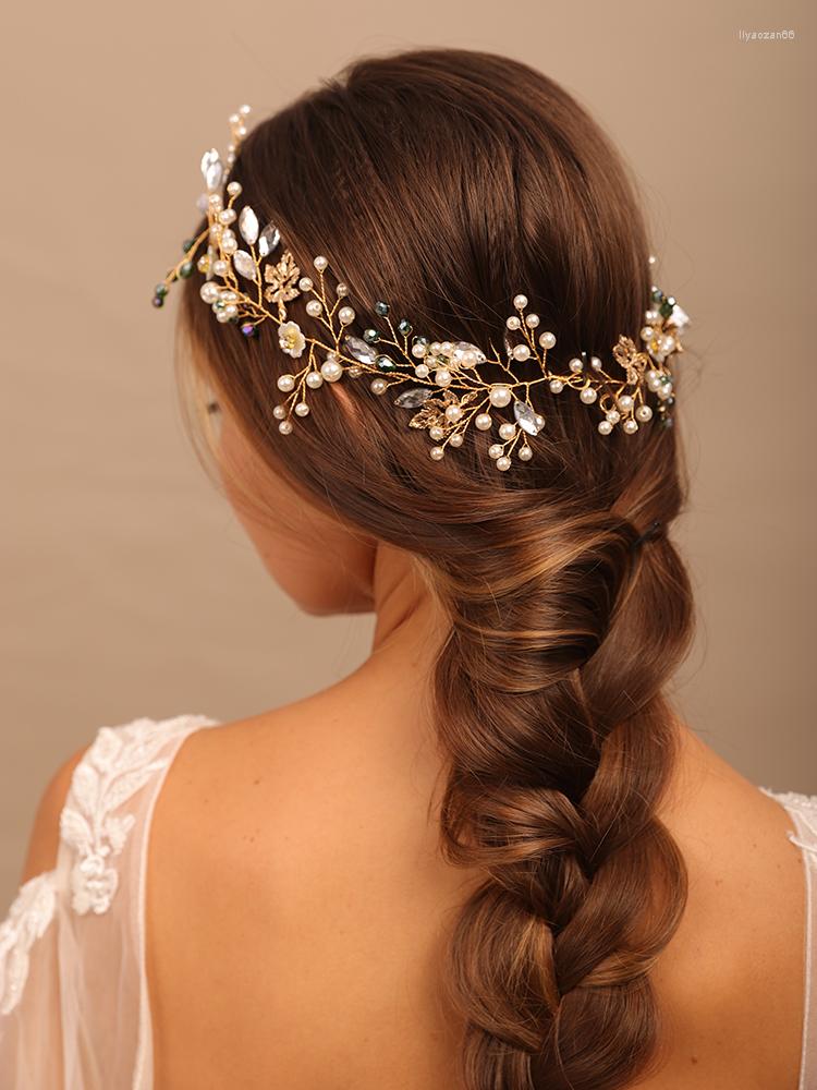 Headpieces Alloy Crystal Bead Flower Brides Headband Pearl Rhinestone Bridal Headwear Fashion Wedding Accessories Party Prom Hair Jewelry
Headpieces Alloy Crystal Bead Flower Brides Headband Pearl Rhinestone Bridal Headwear Fashion Wedding Accessories Party Prom Hair Jewelry