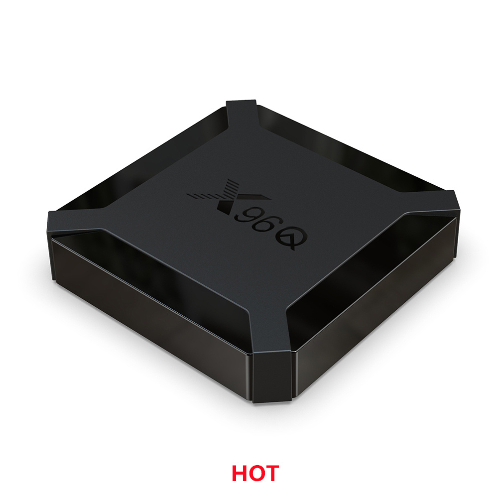 X96Q Android 10.0 X96 Q Smart TV BOX Allwinner H313 Quad Core 2GB 16GB 2.4GHz WiFi media Mini Set-Top Box