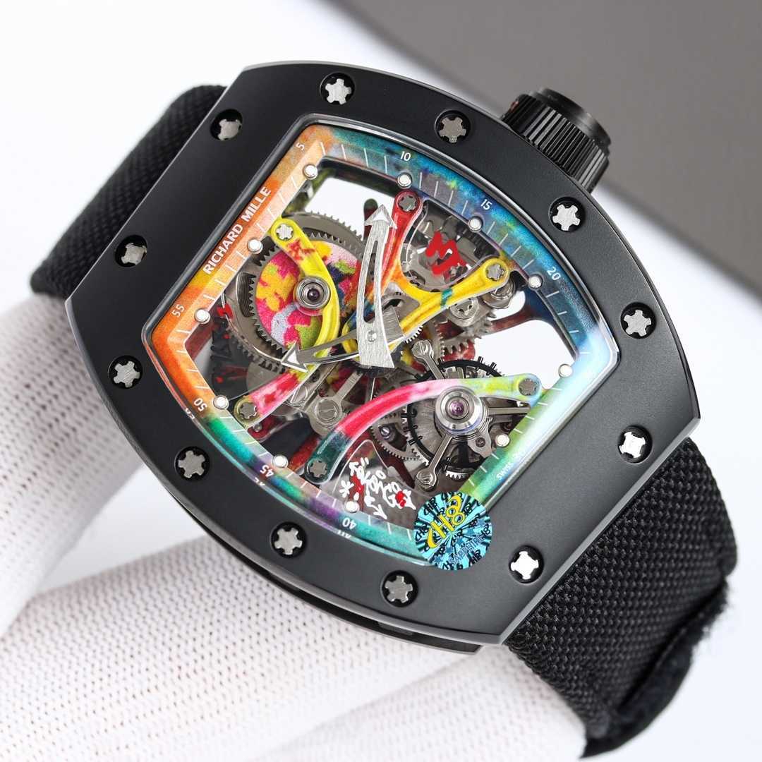RM068-01 SUPERCLONE Active tourbillon Cyril Phan Watch Designer Luxury Mens Mechanics Wristwatch Business Leisure rm68 Automatic Mechanical Ceramic 3C7K, Black
RM068-01 SUPERCLONE Active tourbillon Cyril Phan Watch Designer Luxury Mens Mechanics Wristwatch Business Leisure rm68 Automatic Mechanical Ceramic 3C7K, Black