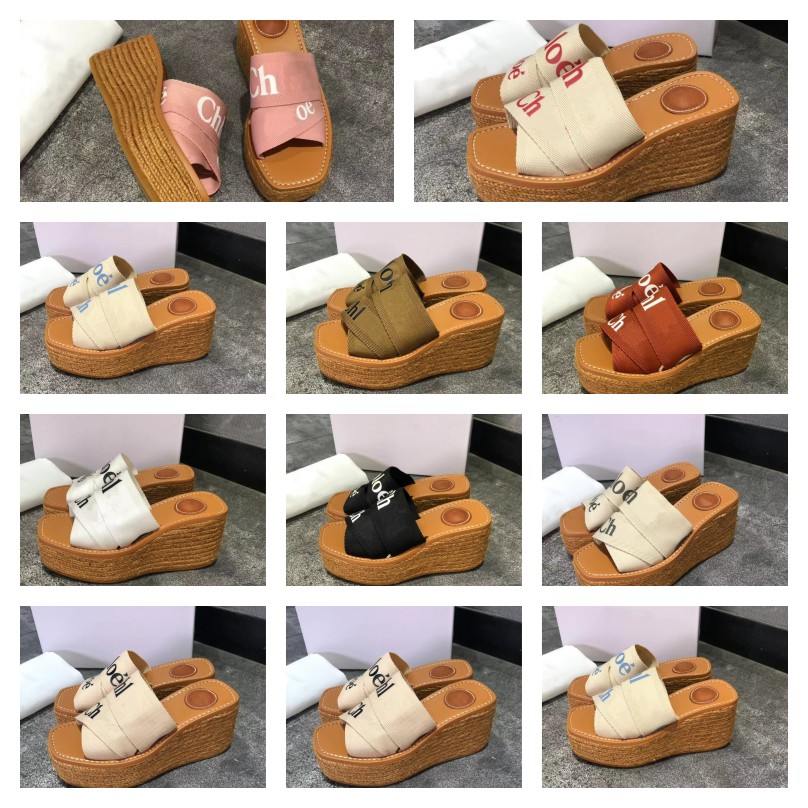 CHIOE CLOE slippers paris COE Woody Espadrille Wedge Mule Platform Sandals women summer shoes copper white black beige pink designer beach slides womens loafers, Cloe601-1
CHIOE CLOE slippers paris COE Woody Espadrille Wedge Mule Platform Sandals women summer shoes copper white black beige pink designer beach slides womens loafers, Cloe601-1