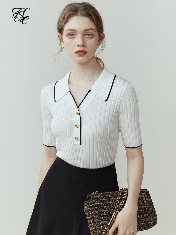Women's Sweaters FSLE Office Lady V-Neck Short Sleeve T-Shirt 2023 Temperament Thin French Collar White CausalTop For Women
Women's Sweaters FSLE Office Lady V-Neck Short Sleeve T-Shirt 2023 Temperament Thin French Collar White CausalTop For Women