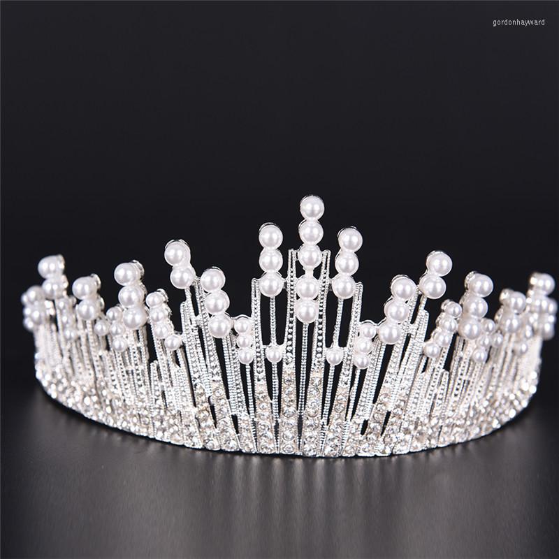 Headpieces Pearl Crystal Tiara Rhinestone Hair Accessories Crown Wedding Bridal Party Headband
Headpieces Pearl Crystal Tiara Rhinestone Hair Accessories Crown Wedding Bridal Party Headband