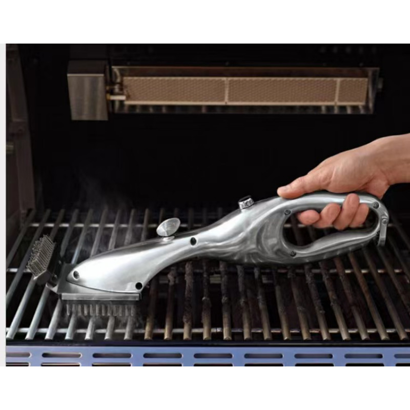 BBQ Tools Accessories *Barbecue Grill Outdoor Steam Cleaning Brushes BBQ Cleaner Suitable For Charcoal Scraper Gas Accessories Cooking Kitchen Tool 23