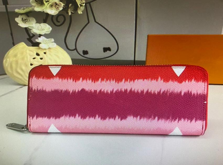 69110 ESCALE ZIPPY Wallet Monograms Giant Canvas TieDye Women Men Cash Card Coin Long Zipper Wallets Purse Bag Card Holders Zip C6614001, Red
69110 ESCALE ZIPPY Wallet Monograms Giant Canvas TieDye Women Men Cash Card Coin Long Zipper Wallets Purse Bag Card Holders Zip C6614001, Red