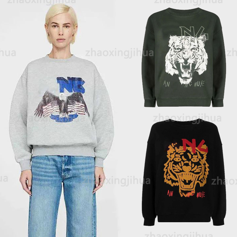ANINE BING CITY designer women pullover fleece sweater printed wash round neck female cotton ab hoodie, White
ANINE BING CITY designer women pullover fleece sweater printed wash round neck female cotton ab hoodie, White