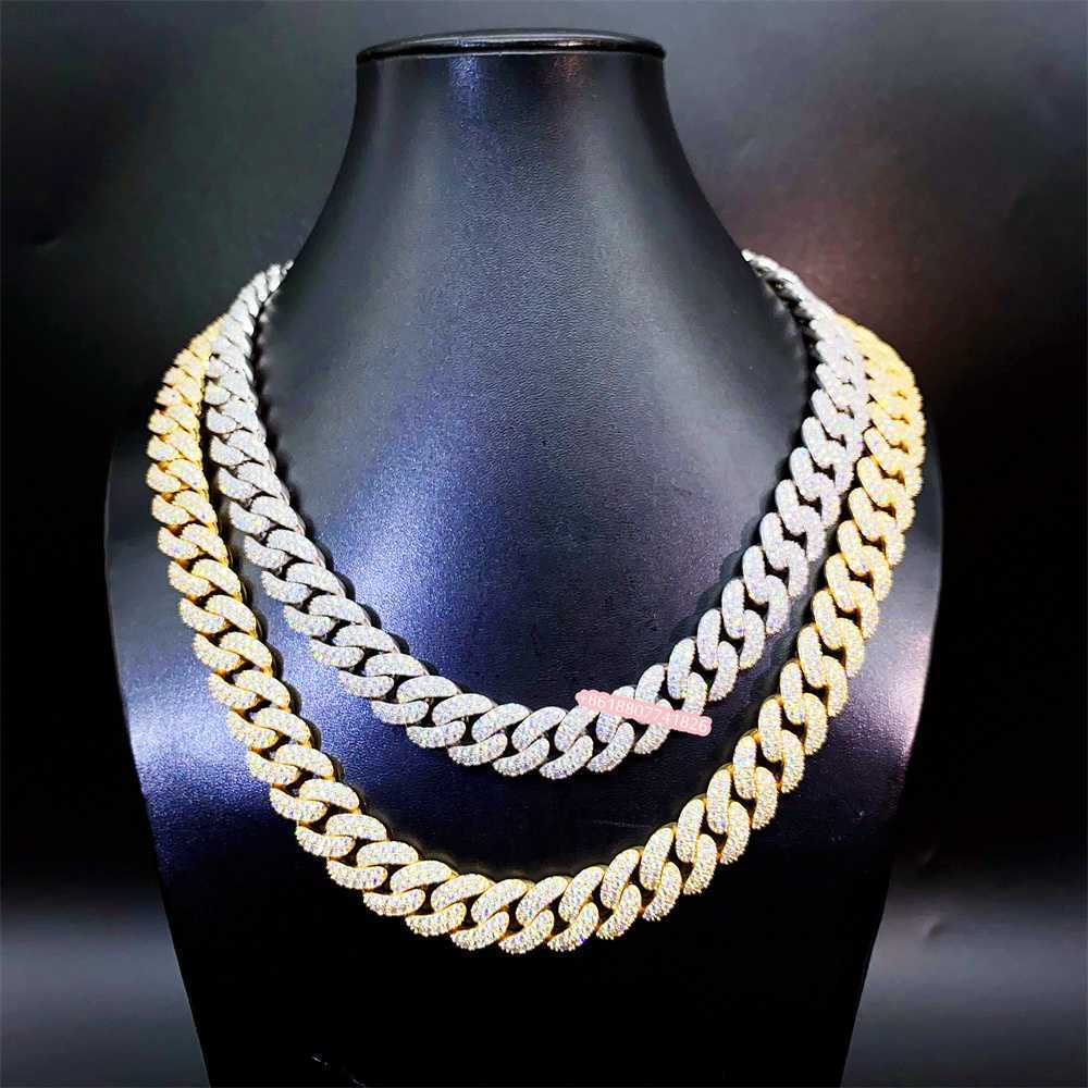 Wholesale Price S925 Sterling Silver Gold Plated Hip Hop Jewelry Necklace Iced Out Cuban Link Chains Men Diamond Cuban Chain
Wholesale Price S925 Sterling Silver Gold Plated Hip Hop Jewelry Necklace Iced Out Cuban Link Chains Men Diamond Cuban Chain