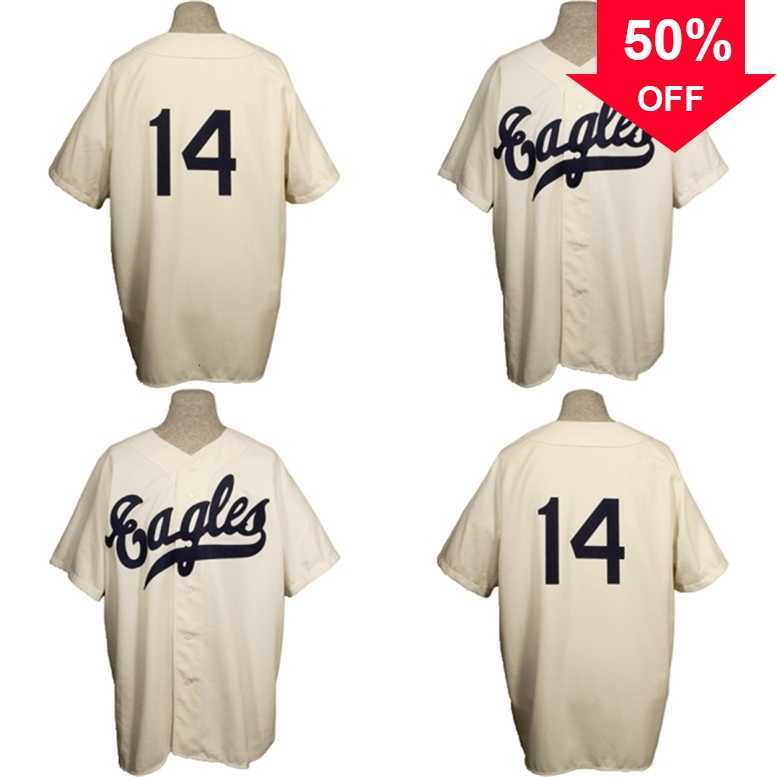 Xflsp GlaMitNess Newark Eagles 1946 Home Jersey 100% Stitched Embroidery Vintage Baseball Jerseys Custom, White number 14 no name
Xflsp GlaMitNess Newark Eagles 1946 Home Jersey 100% Stitched Embroidery Vintage Baseball Jerseys Custom, White number 14 no name