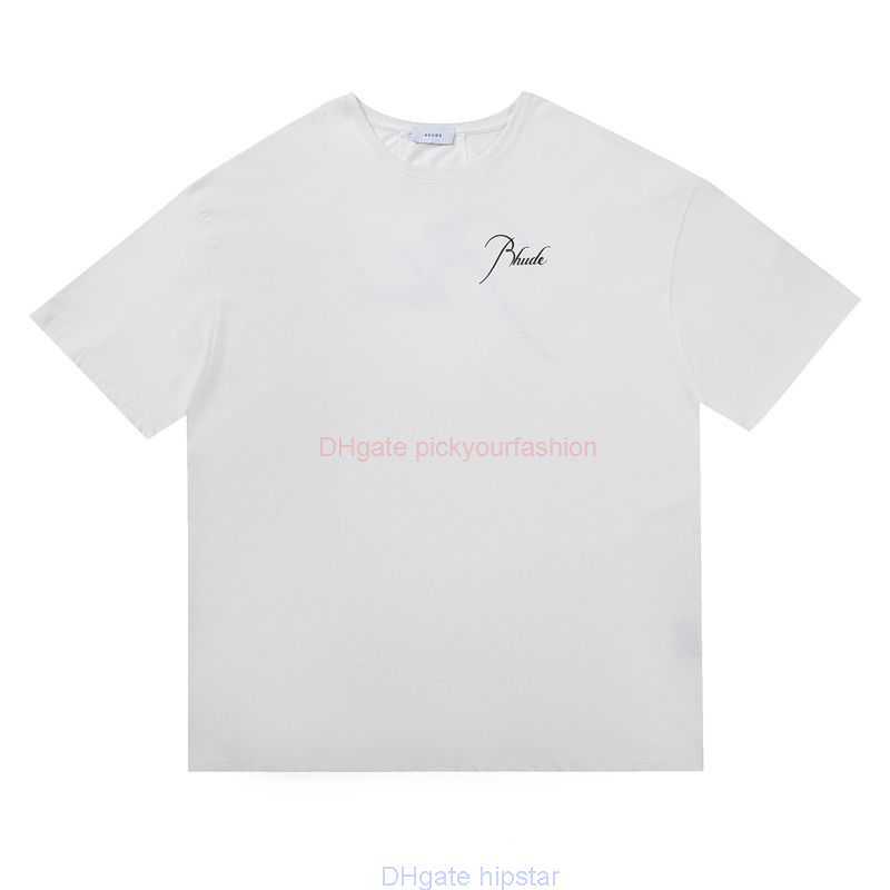 Designer Fashion Clothing Tees Tshirt Rhude 22ss New Solid Letter Printing Brand High Street Loose Mens Womens Short Sleeve Tshirt Cotton Streetwear Tops Casual Spo, White
Designer Fashion Clothing Tees Tshirt Rhude 22ss New Solid Letter Printing Brand High Street Loose Mens Womens Short Sleeve Tshirt Cotton Streetwear Tops Casual Spo, White