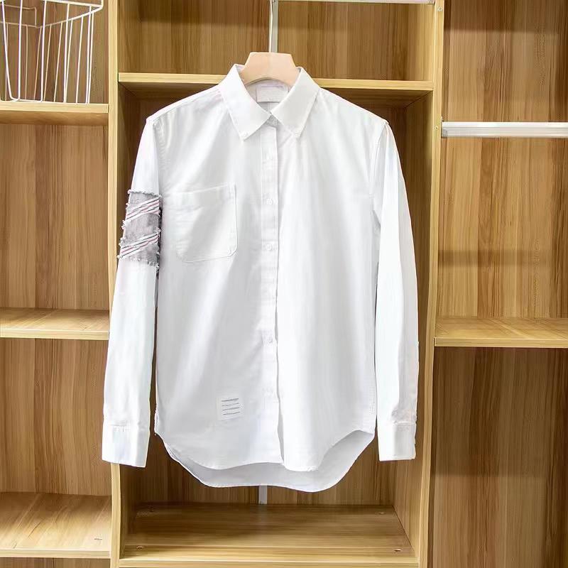 Men T-Shirts pure brown Long sleeve shirt M-4XL thom cotton Loopback Jersey Engineered Summer wear stripe Sweatshirt Crewneck Pullover Q7, 10
Men T-Shirts pure brown Long sleeve shirt M-4XL thom cotton Loopback Jersey Engineered Summer wear stripe Sweatshirt Crewneck Pullover Q7, 10