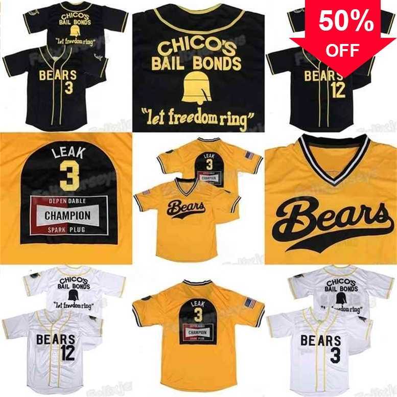 Xflsp GlaC202 3 Kelly Leak 12 Tanner Boyle Bad News Bears 1976 Chico's Bail Bonds Movie Baseball Jersey White Black Stitched, As pic
Xflsp GlaC202 3 Kelly Leak 12 Tanner Boyle Bad News Bears 1976 Chico's Bail Bonds Movie Baseball Jersey White Black Stitched, As pic