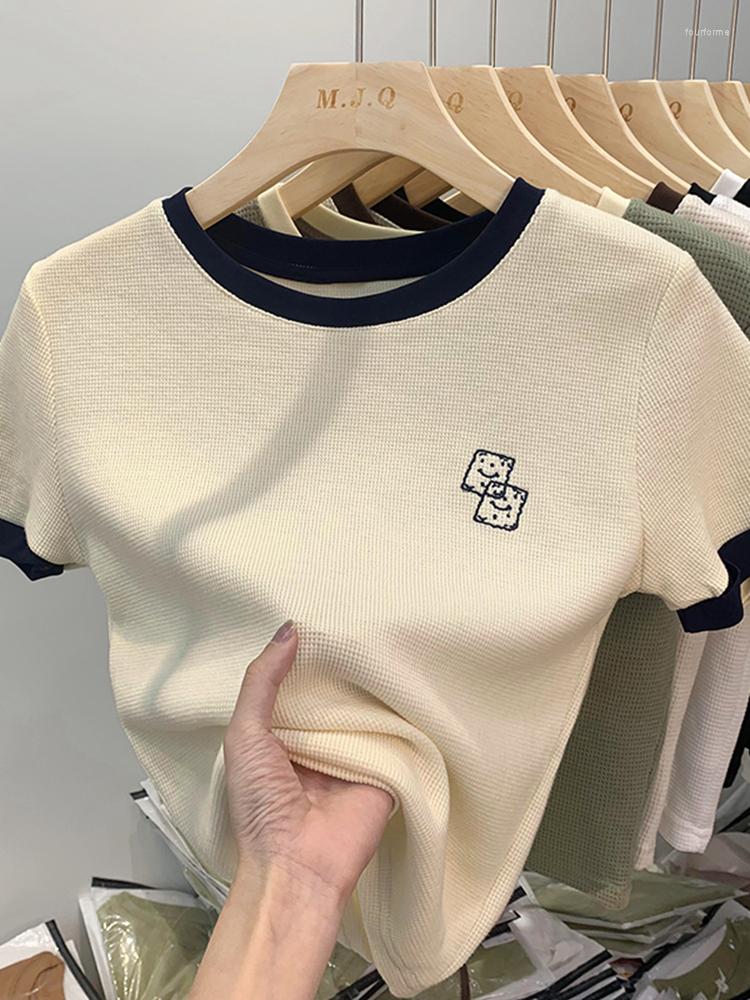 Women's T Shirts 2023 Summer Cotton Women Crop Tops T-shirt Short Sleeve Shirt Clothing Tee, Black
Women's T Shirts 2023 Summer Cotton Women Crop Tops T-shirt Short Sleeve Shirt Clothing Tee, Black